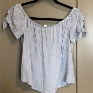 Off the shoulder top
